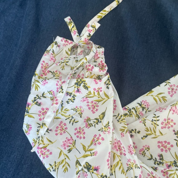 J.Crew Tie Sleeve Cotton Top-Meadow Floral Print-Small-NWOT - Picture 10 of 10